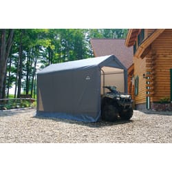 ShelterLogic Shed-in-a-Box 6 ft. x 12 ft. Plastic Vertical Peak Storage Shed without Floor Kit