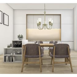 Westinghouse Ashton Brushed Nickel Metallic 5 lights Chandelier