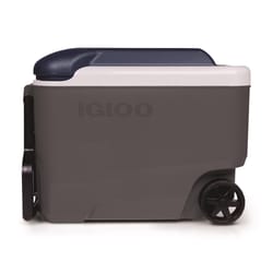 Igloo MaxCold Gray 40 qt Roller Cooler