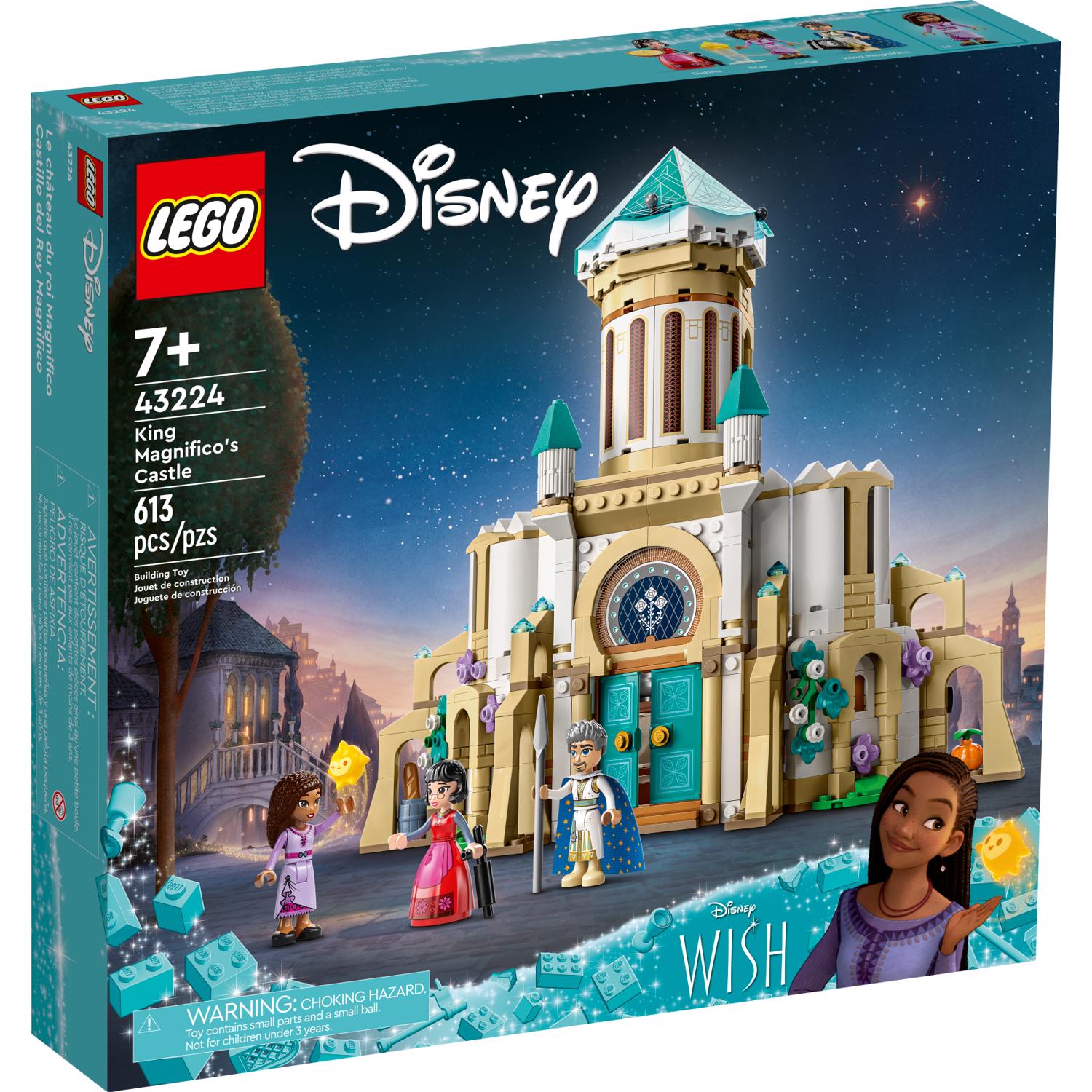 LEGO Disney King Magnifico's Castle Building Set Multicolored 613 pc