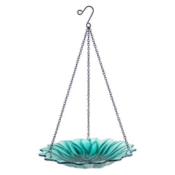 Natures Way Ecocycle 0.63 qt Glass/Metal Hanging Bird Feeder