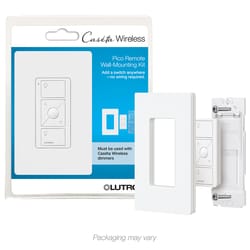 Lutron Pico Push Button Smart-Enabled Switch & Receptacle White 1 pk