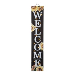 Glitzhome Sunflower Porch Board Sign Wood 1 pc