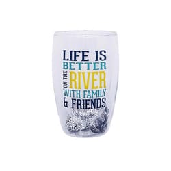 Pavilion We People 14 oz Clear BPA Free River Double Wall Tumbler