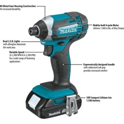 Makita 18V LXT Cordless Brushed 2 Tool Combo Kit