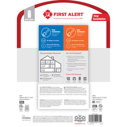 First Alert Battery-Powered Ionization Smoke and Carbon Monoxide Combination Pack 2 each