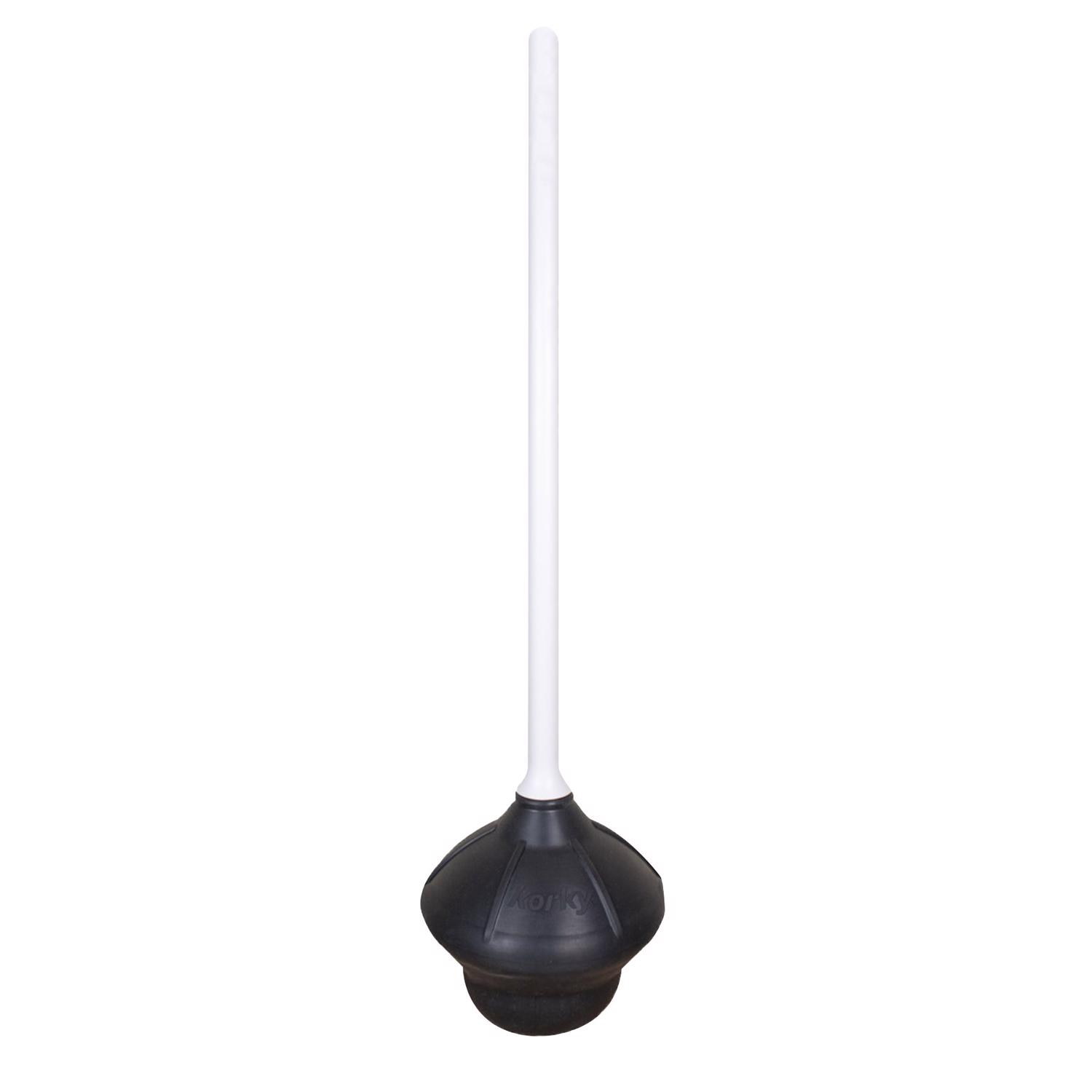 Korky Toilet Plunger 18 in. L X 6 in. D