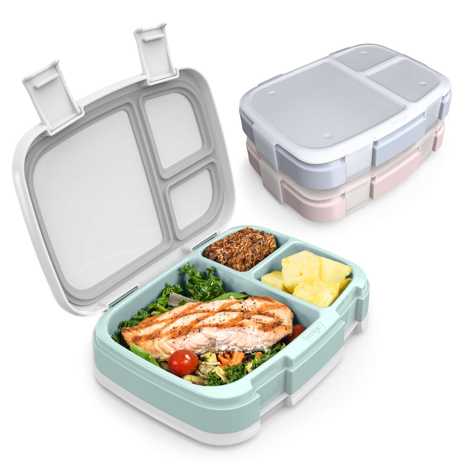 Bentgo Fresh 3-Compartment Replacement Tray with Divider Insert (Blue)