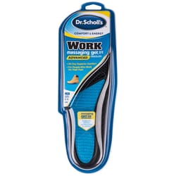 Dr Scholl's Work Massaging Gel Men's Insoles 8-14 Blue 1 pair