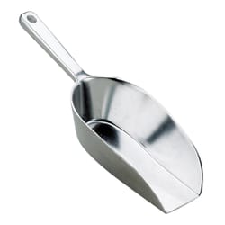 King Tex Aluminum Silver Kitchen Scoop