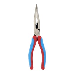 Channellock 8 in. Steel Long Nose Pliers/Cutter