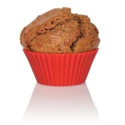 Harold Import 8-1/8 in. L Muffin Cups Cherry Red 12 pk