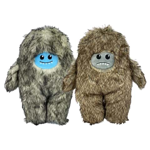 Christmas Stuffed Yeti Assortment - 12 Pc.