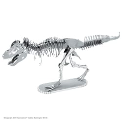 Fascinations Metal Earth Tyrannosaurus Rex 3D Model Kit Silver