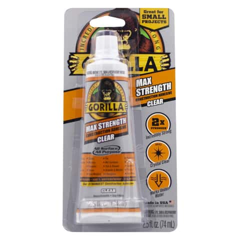 Gorilla Heavy Duty Spray Adhesive, Multipurpose and Repositionable, 4  Ounce, Clear, (Pack of 1)