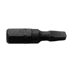 Century Drill & Tool Impact Pro Square #1 X 1 in. L Screwdriver Bit Heat-Treated Steel 1 pc