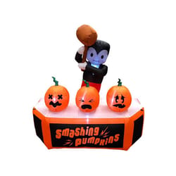 A Holiday Company 5 ft. Prelit Smashing Pumpkins Inflatable