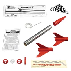 Estes Firehawk Model Rocket Kit Red/Silver