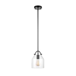 Globe Electric Matte Black 1 lights Pendant Light