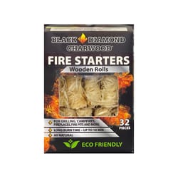 Black Diamond Charwood Hardwood Fire Starter 32 Rolls