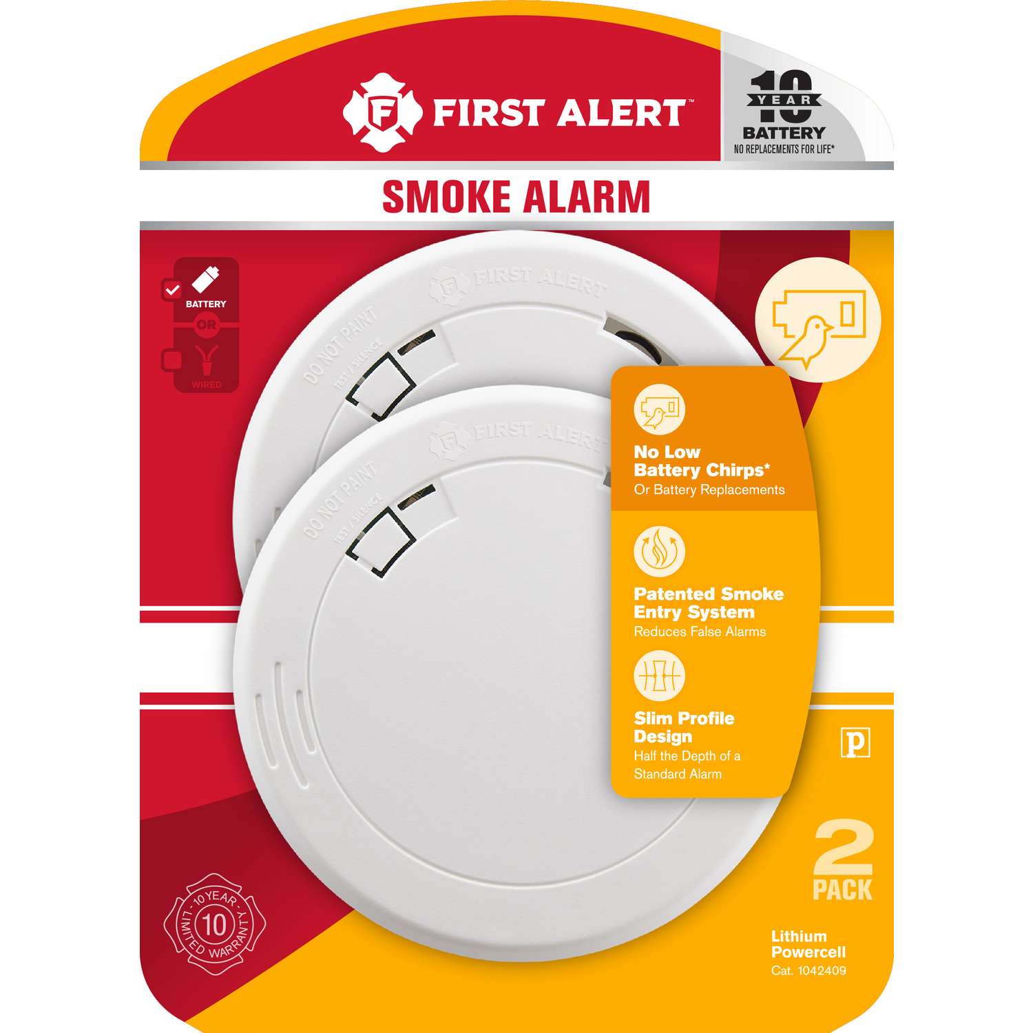 First Alert BatteryPowered Photoelectric Smoke Detector Ace Hardware