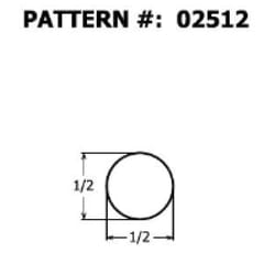 Alexandria Moulding Round Hardwood Dowel 1/2 in. D X 36 in. L Purple Alexandria Moulding Round Hardwood Dowel 1/2 in. D X 36 in. L Purple