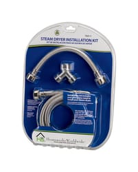 Homewerks 3/4 in. FHT in. X 3/4 in. D FHT 72 in. Braided Stainless Steel Washing Machine Supply Line