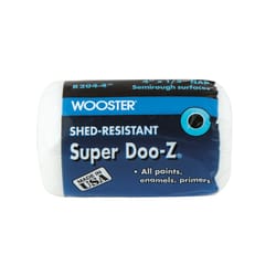 Wooster Super Doo-Z Fabric 4 in. W X 1/2 in. Regular Paint Roller Cover 1 pk