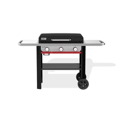 Weber 28 Rust Resistant 3 Burner Liquid Propane Outdoor Griddle Black