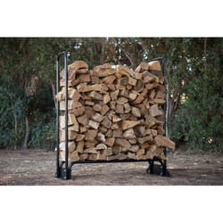 Champion Black Powder Coated Steel Log Rack