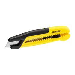 Stanley 6.29 in. Sliding Snap Knife Black/Yellow 1 pc