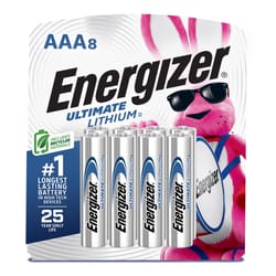 Energizer Ultimate Performance Lithium AAA 1.5 V 1.2 mAh Battery 8 pk