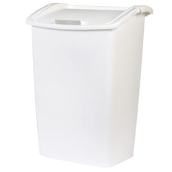 Rubbermaid 11.25 gal White Plastic Swing Out Wastebasket
