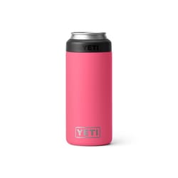 YETI Rambler 12 oz Tropical Pink BPA Free Colster Slim Can Insulator