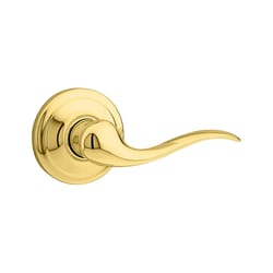 Kwikset Signature Tustin Lever Polished Brass Door Lock