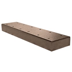 Mail Boss Galvanized Steel Bronze 5 in. W X 20 in. L Mailbox Mounting Plate