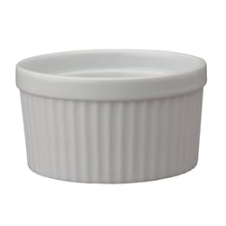 Harold Import 4 in. L Souffle Dish White 1 pk