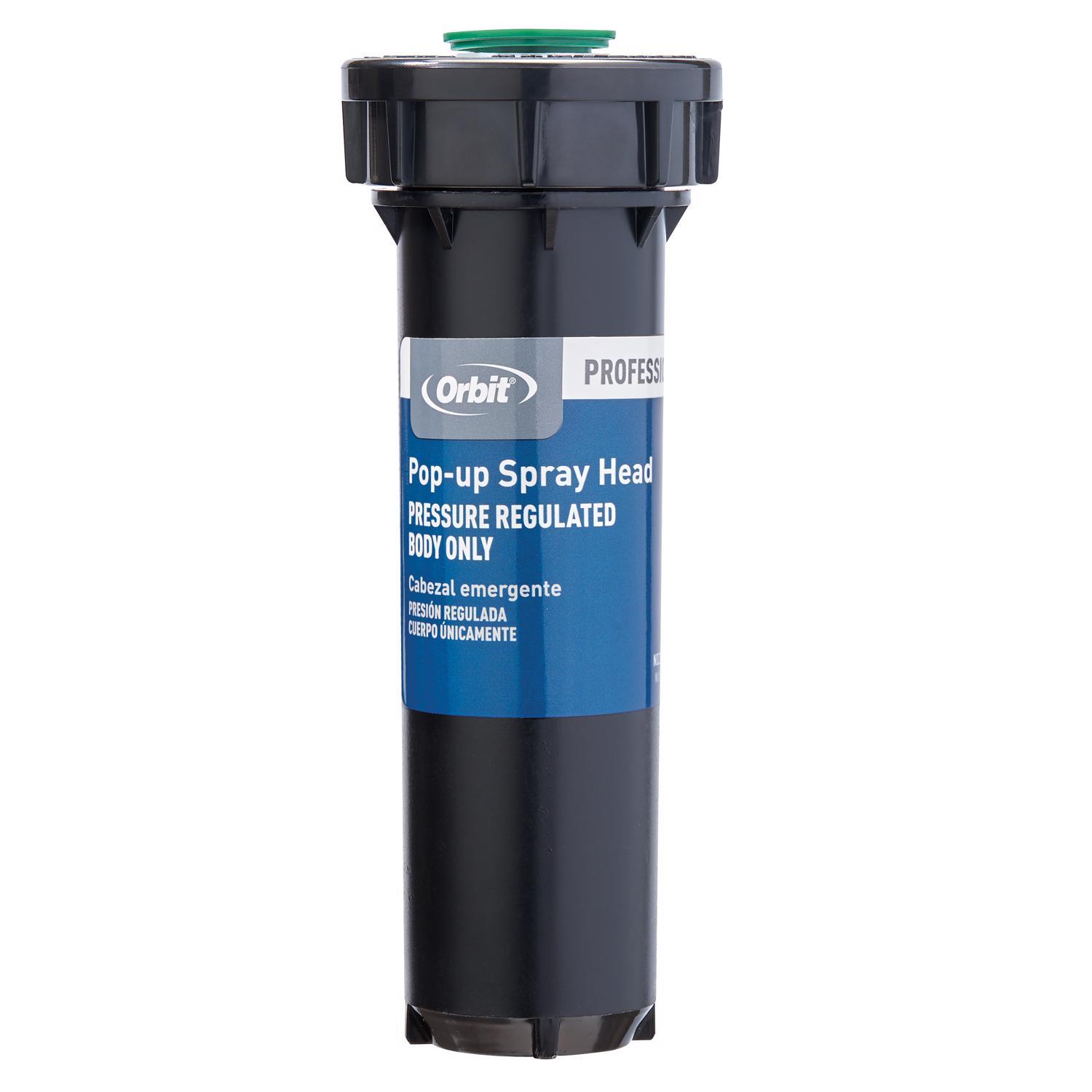 Orbit Professional Series 4 in. H Adjustable Pop-Up Sprinkler W/Flush Plug