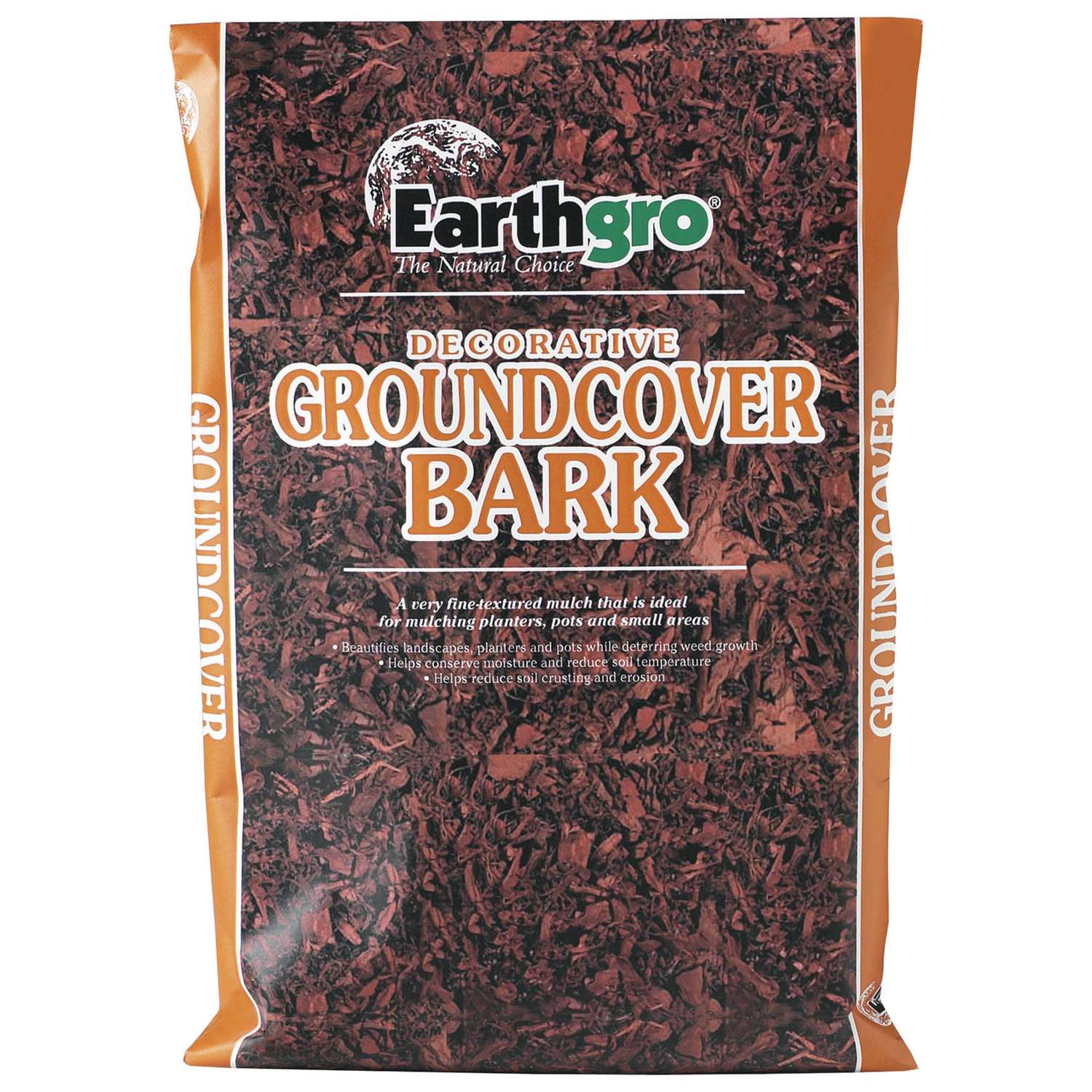 Earthgro Natural Decorative Groundcover Bark Mulch 2 ft³ Ace Hardware