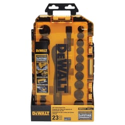 DeWalt 3/8 in. drive Metric/SAE 6 Point Impact Socket Set 23 pc