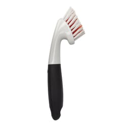 OXO Good Grips 2 in. W Hard Bristle 10 in. Plastic/Rubber Handle Grout Brush