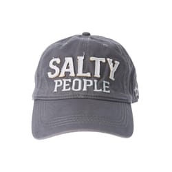 Pavilion We People Salty People Baseball Cap Dark Gray One Size Fits Most