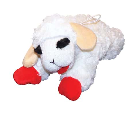 Multipet Lamb Chop Multicolored Plush Dog Toy Large 1 pk - Ace Hardware