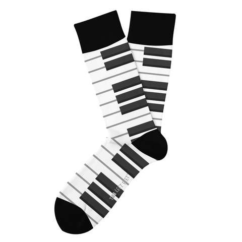 Two Left Feet Unisex Jam Session Novelty Socks Multicolored - Ace Hardware