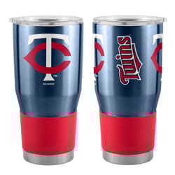 Boelter Brands Ultra 30 oz MLB Twins Blue BPA Free Tumbler with Lid