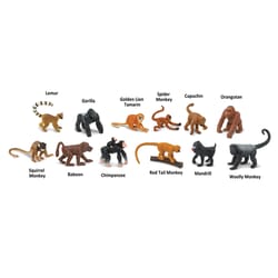 Safari Ltd. Toobs Monkeys and Apes Toy 12 pc