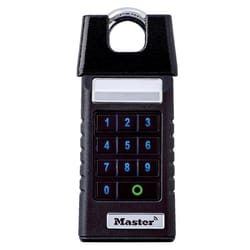 Master Lock 6400SHENT Bluetooth Shrouded Shackle Padlock 5.43 in. H X 1.71 in. W X 2.43 in. L Metal