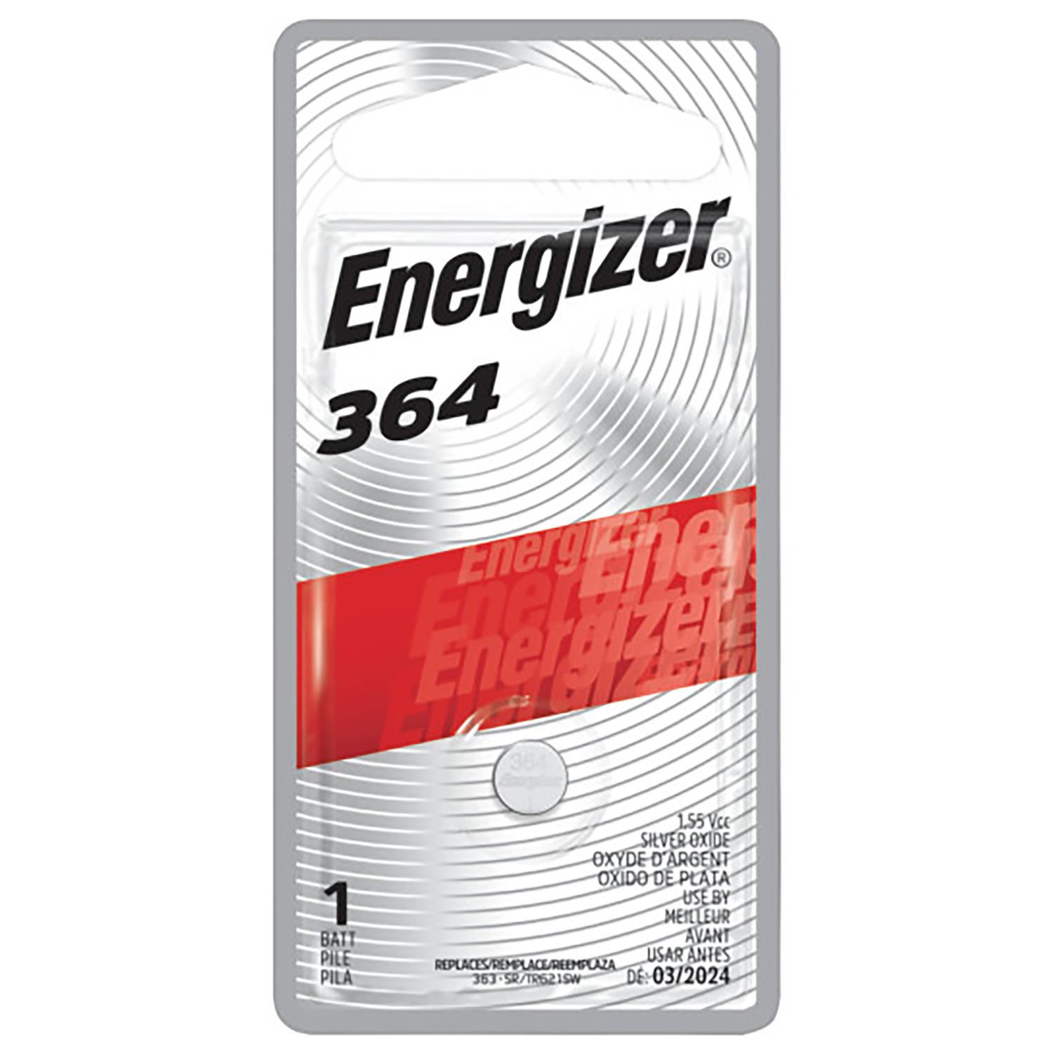 Energizer Silver Oxide 364 1.5 V Electronic/Watch Battery 1 pk - Ace  Hardware