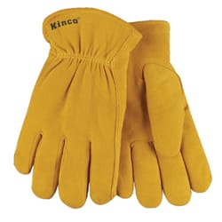 Kinco Men's Outdoor Driver Work Gloves Gold S 1 pair