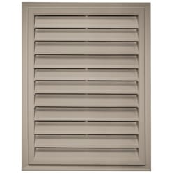 Builders Edge 18 in. W X 24 in. L Clay Copolymer Gable Vent